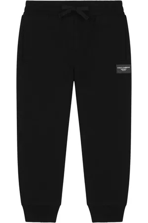 Dolce & Gabbana Logo-rubberised jersey track pants