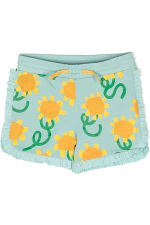 Stella McCartney Sunflower-print cotton shorts