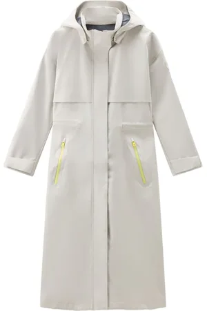 Woolrich Single-breasted hooded parka coat