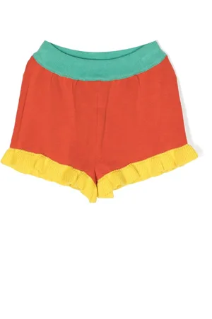 Stella McCartney Colour-block cotton shorts