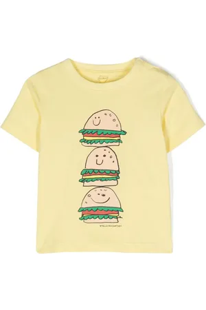 Stella McCartney Veggie Burger Stack cotton T-shirt