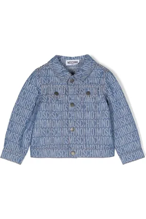 Moschino Logo-jacquard denim jacket