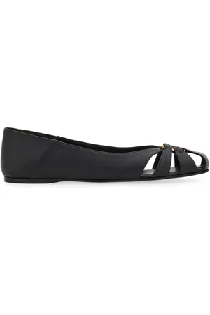 Salvatore Ferragamo Gancini ornament flat ballerina shoes