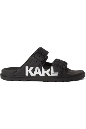 Karl Lagerfeld Kondo Tred double-strap sandals