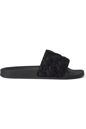 Karl Lagerfeld Monogram padded sandals