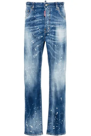 Dsquared2 642 logo-appliqué regular jeans