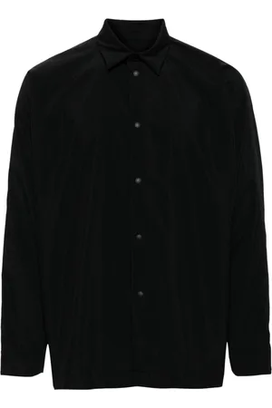 Issey Miyake Verso 1 point-collar shirt