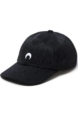 Marine Serre Logo-embroidered moire-effect cap