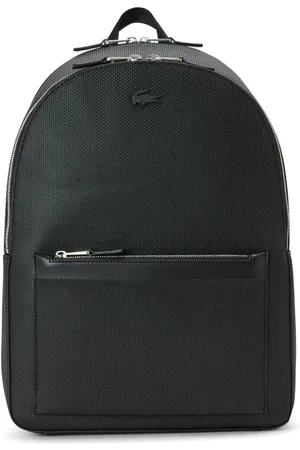 Lacoste Chantaco logo-embossed leather backpack