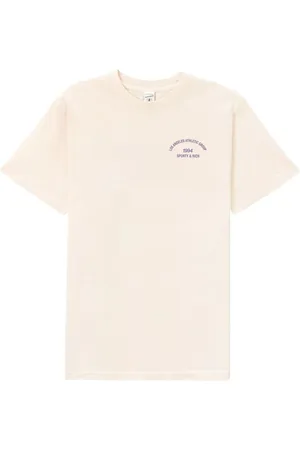 Sporty & Rich Slogan-print cotton T-shirt