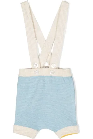 Gensami Contrast-trim knitted shorts