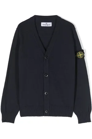 Stone Island Compass-badge V-neck cardigan