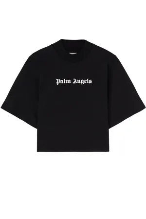 Palm Angels Classic Logo cotton crop top