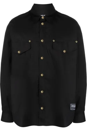 VERSACE Long-sleeve cotton shirt