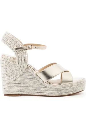 Buy Pre-owned & Brand new Luxury Jimmy Choo Silver Leather Slingback  Strappy Sandals Online | Luxepolis.Com