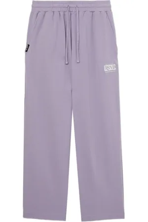 Izzue Logo-embroidery cotton track pants