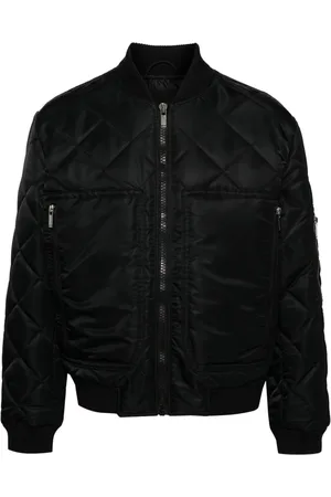 Roberto Cavalli Logo-embroidered bomber jacket