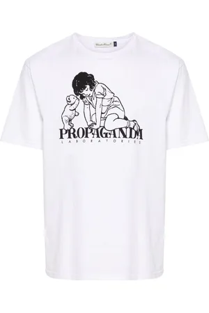 UNDERCOVER Slogan-print cotton T-shirt