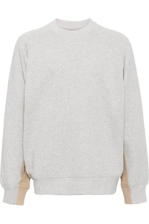 CROQUIS Two-tone cotton-blend sweatshirt
