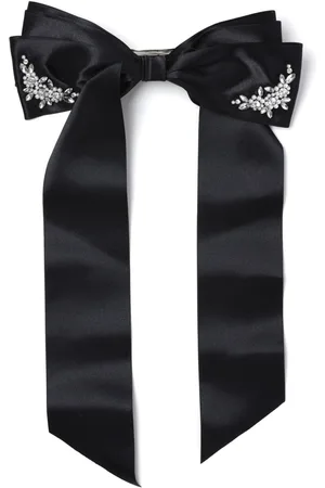 Simone Rocha Floral-embellished satin hair bow