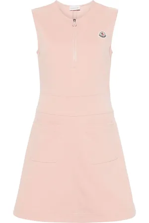 Moncler Logo-appliqu?? mini dress