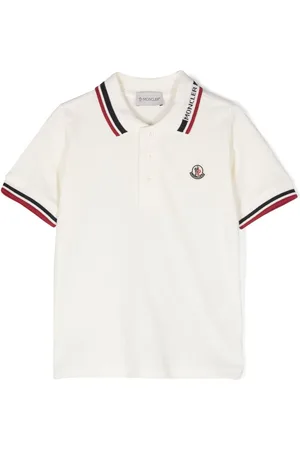 Moncler Logo-patch cotton polo shirt