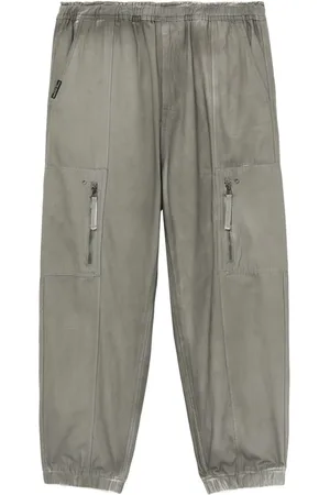 Izzue Tapered cotton trousers