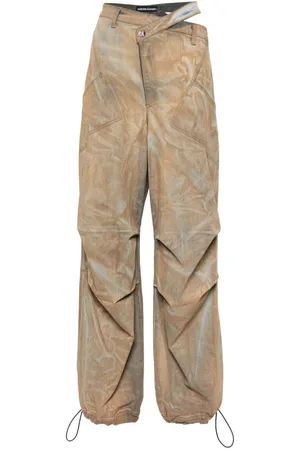 ANDREADAMO High-waist cargo jeans