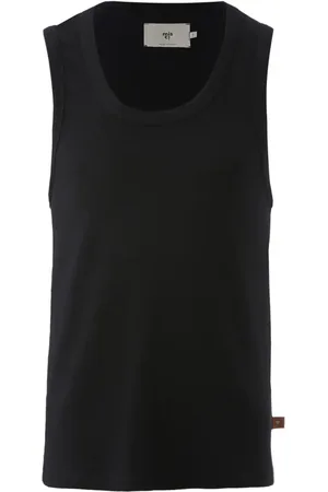 MISCI Ribbed-knit vest top
