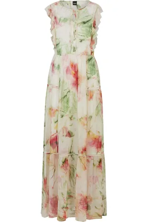 HUGO BOSS Floral-print maxi dress