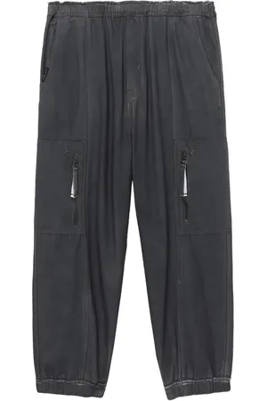 Izzue Tapered cotton trousers
