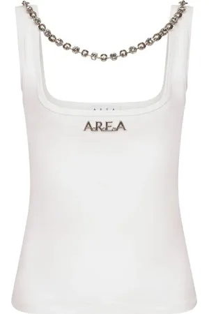 AREA Logo-plaque tank top