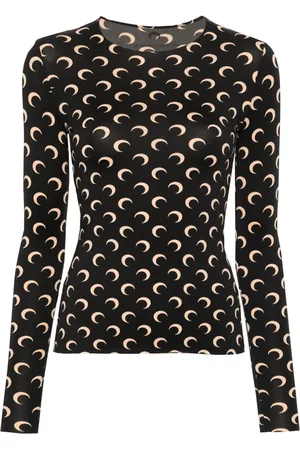 Marine Serre Regenerated second-skin top