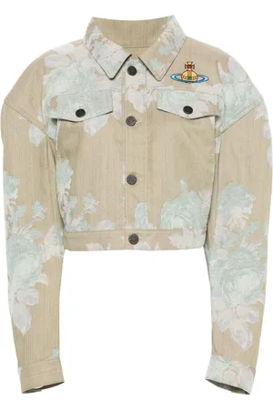 Vivienne Westwood Orb-embroidered denim jacket
