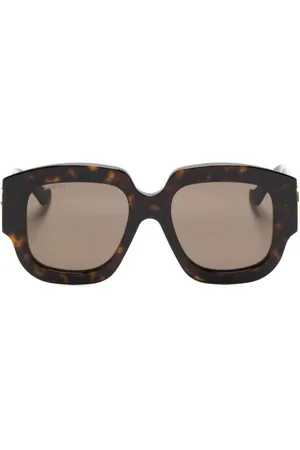 Gucci Double G square-frame sunglasses
