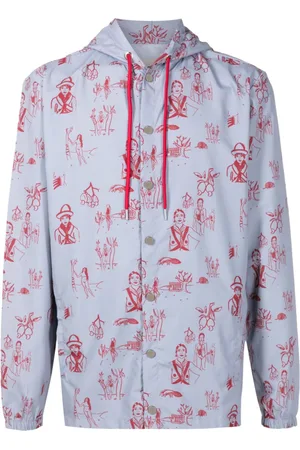 MISCI All-over graphic-print hooded jacket