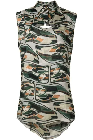 MISCI Giovanna graphic-print minidress