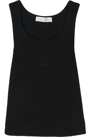 Ludovic De Saint Sernin Logo-embroidered tank top