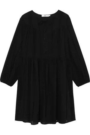 B+AB Lace-detail cotton smock dress
