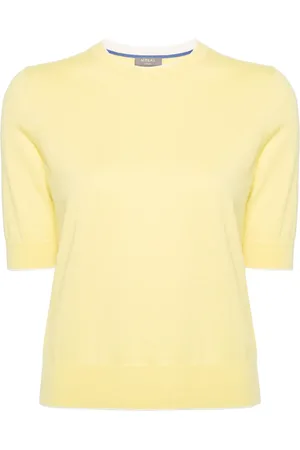 N.PEAL Short-sleeve fine-knit T-shirt