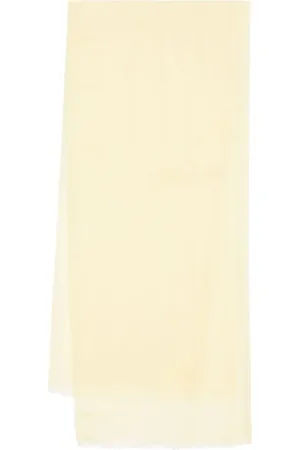 N.PEAL Frayed pashmina shawl
