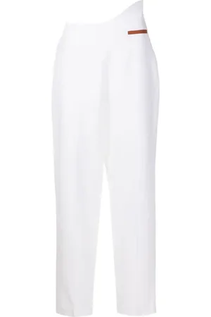 MISCI Asymmetric-waist straight trousers