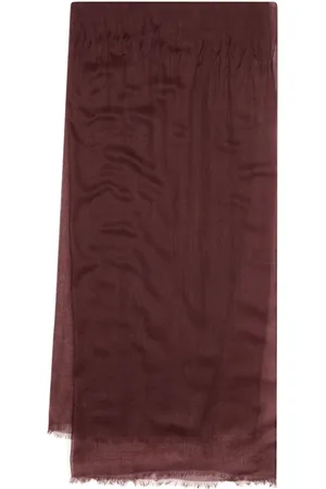 N.PEAL Frayed pashmina shawl