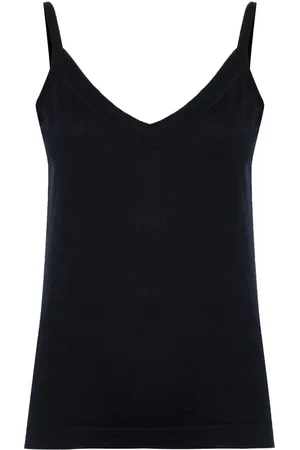 N.PEAL Fine-knit cami top