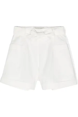 PHILOSOPHY DI LORENZO SERAFINI Logo-embroidered poplin shorts