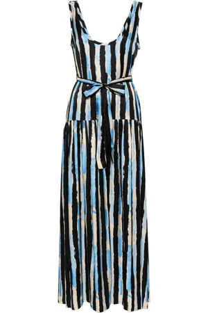 Pinko Once striped maxi dress