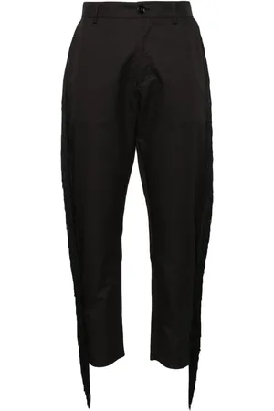 Pinko Fringed straight-leg trousers