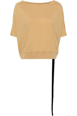 Rick Owens Cropped cotton T-shirt