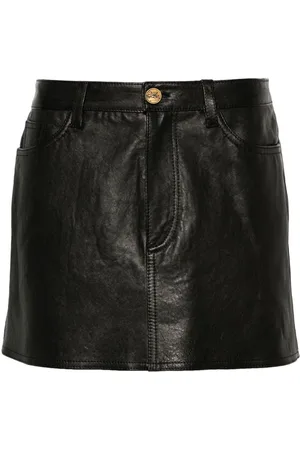 Etro Low-rise leather miniskirt