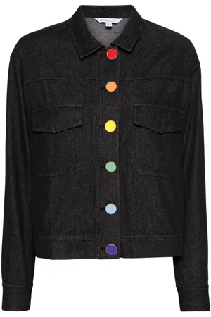 OLIVIA RUBIN Brea drop-shoulder denim jacket